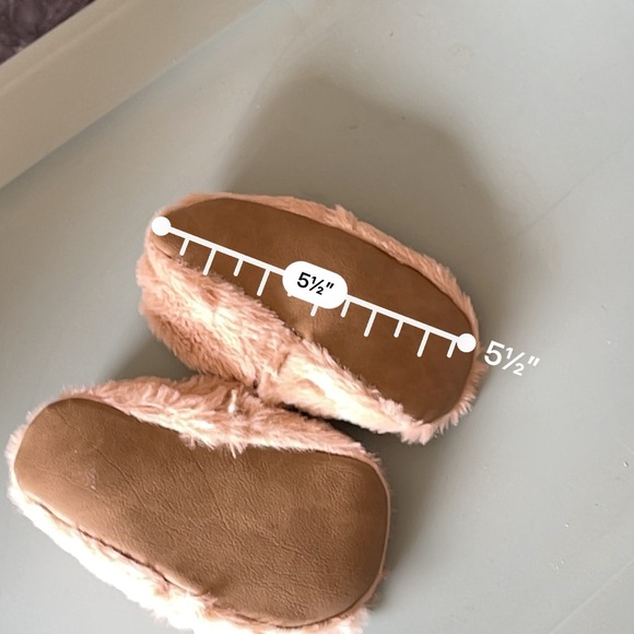 Kids Cozy Brown Slippers - Picture 4 of 4
